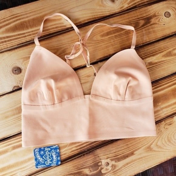 Free People Other - (S) Free People Sage Longline Peach Bra